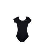 Team Basic Short Sleeve athletic leotards, Black, 8 10 US - Retail: $16