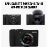 Camera Case Protector for Sony ZV-1F/ ZV-1 II/ZV-1M2, Silicone Camera Protective Cover, Anti-Scratch Digital Slim Fit Soft Case Sleeve for Camera