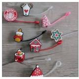 FACTORY SEALED - Disney Christmas Straw Toppers Set