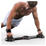 FACTORY SEALED - UUKEE Push Up Bar Upgraded Push Up Board for Strength Training 10-in-1 Pushup Stand Elite System with 360Â° Adjustable Workout Handles for Home Gym