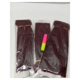 FACTORY SEALED - loc extensions Human Hair #Burgundy 6 Inch 10 Strands 0.4cm Thickness for Man/Women/Kid 100% Handmade Can Be Dyed Bleached Curled and Real Permanent Human Hair Dreadlock Extensions