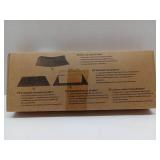 FACTORY SEALED - Small Cat Litter Box Mat: Easy Clean Kitty Litter Trapping Mat for Floor, Plastic Cat Box Pad (15 * 24in, grey, 1p)