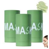 FACTORY SEALED - Juxek Green Tea Mask Blackhead Remover, Juxek Green Tea Mask Stick Blackhead Remover, Juxek Green Tea Deep Cleanse Mask Stick, Blackhead Remover Face Mask (3pcs)