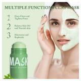 FACTORY SEALED - Juxek Green Tea Mask Blackhead Remover, Juxek Green Tea Mask Stick Blackhead Remover, Juxek Green Tea Deep Cleanse Mask Stick, Blackhead Remover Face Mask (3pcs)