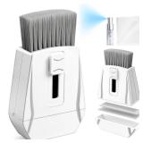 FACTORY SEALED - Keyboard Brush, Portable Keyboard Cleaner Soft Bristle Cleaning Brush, Safe Streak-Free Phone Screen Cleaner, Retractable Laptop Cleaning Kit for Computer MacBook PC iPad Camera Lens 