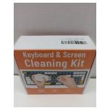 FACTORY SEALED - Keyboard Brush, Portable Keyboard Cleaner Soft Bristle Cleaning Brush, Safe Streak-Free Phone Screen Cleaner, Retractable Laptop Cleaning Kit for Computer MacBook PC iPad Camera Lens 