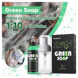APPEARS NEW - proamate Green Tattoo Soap 4OZ with Foaming Bottle 120ml, Tattoo Soap Tattoo Supplies for Tattoos Piercings, Clean Skin Equipment