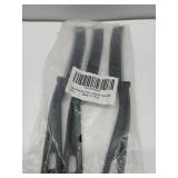 FACTORY SEALED - GEPAS 3pcs Black Crevice Cleaning Brush, Efficient for Cleaning Gaps, Grooves, Tiles, Faucets, Suitable for Kitchen, Windows, Sliding Rails, Ovens