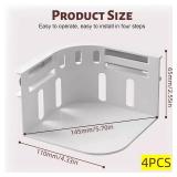 FACTORY SEALED - Mattress Holders for Bed Frames Lock Sheet Holders Secure Bed Sheets Firmly in Place for No More Loose Sheets, Fits All Sheet Sizes, Easy Tight Easy Installation 4 Pack