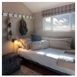 APPEARS NEW - DIRYZON EUL Vintage Mason Jar Light Fixture Clear Glass 2-Pack Wall Lights Oil Rubbed Bronze  - Retail: $60