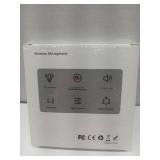 FACTORY SEALED - Portable Wireless Lavalier Microphone Recording Solution Wireless Lavalier Microphone for iPhone Ipad Android Camera for Video Recording Vlog YouTube Tiktok