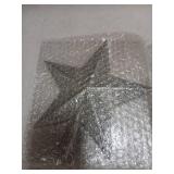Silver Glitter Star Toppers 2pk