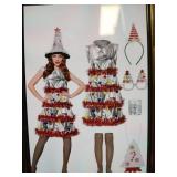 Berlune 7pcs Christmas Tree Costume For Women