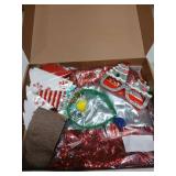 Berlune 7pcs Christmas Tree Costume For Women