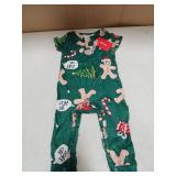 Christmas Pajama Onsie 12-18m
