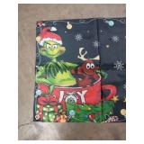 Large Welcome To Whoville Grinch Fence Banner 98 x 20in