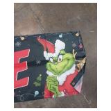 Large Welcome To Whoville Grinch Fence Banner 98 x 20in