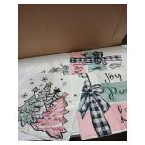 AnyDesign Christmas Throw Pillow Covers 18 x 18in 4pk