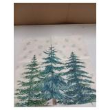 Winter Throw Pillow Cover 18 x 18in