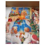 Vintage Christmas Throw Pillow Covers 4pk 18 x 18in
