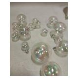 Clear Christmas Ornaments 17pcs