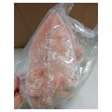 Mini Sisal Snow Frost Christmas Trees Pink Bottle Brush Trees 4pcs