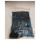 Faiable Velvet Pants for Women High Waisted Wide Leg Palazzo Pants With Pockets Dark Green Small