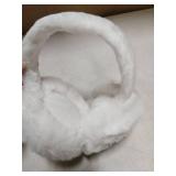 White Fuzzy Earmuffs
