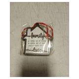 Family House Shaped Ornament with Quote