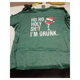 Funny Christmas Wine T-Shirt M