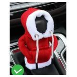 Holiday Gear Shift Cover Set - Red and Green