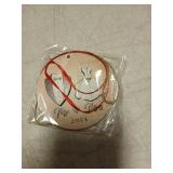 2024 Wedding Dress Wooden Ornament