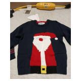 Santa Claus Holiday Knit Sweater Size 4T