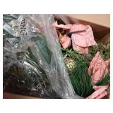 Pre-lit Rose Gold Christmas Garland 9