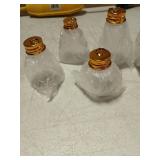 Set Of 12 Plastic, Fillable, Fillable, Christmas Tree Ornaments