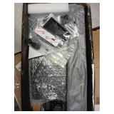 Perlegear Monitor Stand, Freestanding Monitor Mount for 13-34 inch Screens with 360 Degree Rotation, 5 Height Settings, Adjustable Desk Riser with Swivel and Tilt, Max VESA 100x100mm, PGTVS29