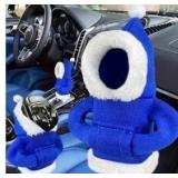 Mini Blue Hoodie Gear Shift Knob Cover