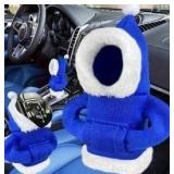 Mini Blue Hoodie Gear Shift Knob Cover