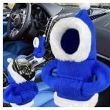 Mini Blue Hoodie Gear Shift Knob Cover