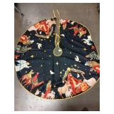 Christmas Tree Skirt with Nativity Scene
