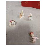 Whoville Miniature Porcelain Figurine Collection(1 Figurine Broken)