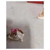 Whoville Miniature Porcelain Figurine Collection(1 Figurine Broken)