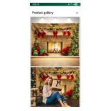 Christmas Backdrop Photography Scene