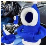 Mini Blue Hoodie Gear Shift Knob Cover