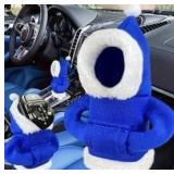 Mini Blue Hoodie Gear Shift Knob Cover