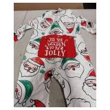 Santa Claus Holiday Pajama Jumpsuit 12-18 Months