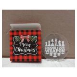 MAPDTWO Chess Ornaments for Christmas Tree - Chess Ornaments - Chessboard Christmas Ornament - Gifts for Chessboard Lovers - Acrylic Ornament