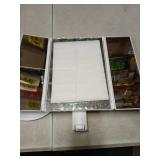 Three-Panel Adjustable Vanity Mirror with Stand