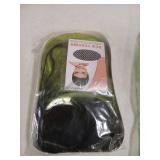 BERON 14 Inches Ombre Green Wig Short Curly Wig Bob Matcha Green Wigs Women Beach Wave Wigs for Cosplay Costume Party Hairnet Included