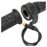AaiLucky 20X Full Twist Throttle Grip for EBike, 12V-72V Electric Bike Twist Throttle, Right Hand Mount Scooter Throttle, MTB Motorcycle Speed Accelerator with 3 PIN Waterproof Connector